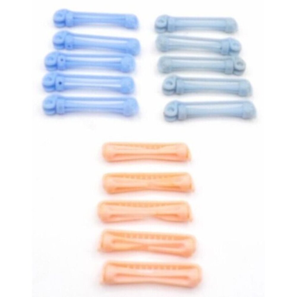 Permanent Rods -⅜"- 10 Blue "Tori" Brand & 5 Pink Unbranded
